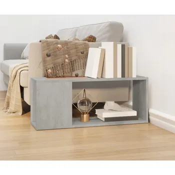 Televizní stolek Vidaxl TV stolek, šedý betonu, 80x24x32 cm