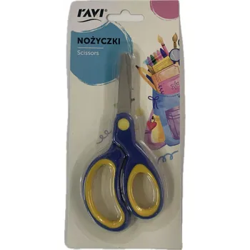 Školní nůžky 1 ks bezpečné špičky 13,5 cm