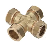 Svěrný kříž na CU trubku 15 x 15 x 15 x 15