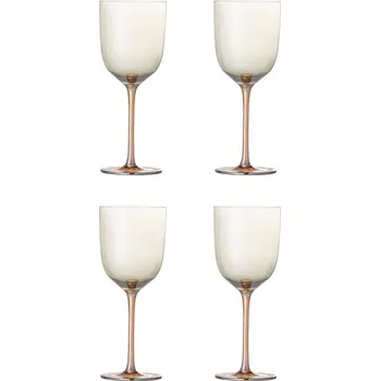 Sklenice Skleničky víno Bloomingville ASTON 4 Ks / Hnědé