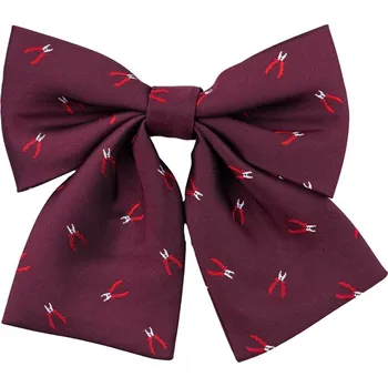 Kravata Bubibubi Vínový dámský motýlek s kombinačkami