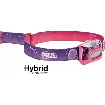 Čelovka Bateriová čelovka pro děti Petzl Tikkid E091BA01 růžová