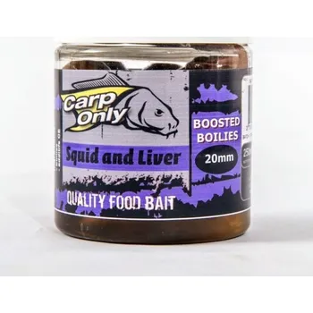Návnadová surovina Carp Only Dipovaný Boilies 250ml 16 mm -squid liver