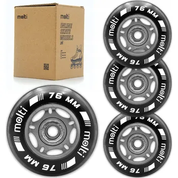 Příslušenství pro in-line Kolečka Molti pro kolečkové brusle 76 mm 82A 4 ks