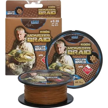 Rybářská šňůra KOÓS - Šňůra 12X Monster Braid 150 m 0,65 mm 150 lb