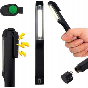 Svítilna DÍLENSKÁ LAMPA SVÍTILNA S MAGNETEM GARÁŽOVÁ PRACOVNÍ SILNÁ MAGNET