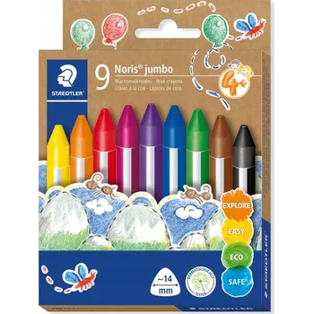 Pastelka Pastelky Jumbo Noris 9 barev Staedtler