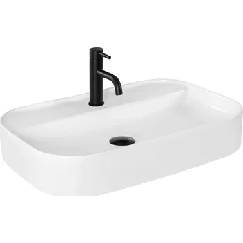 Umyvadlo Umyvadlo VERONA bílé keramické na desku Rea