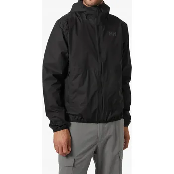 Pánská větrovka Bunda s membránou Helly Hansen Verglas 2.5L Fastpack Jacket - černá M