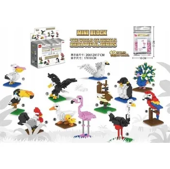 ostatní stavebnice Stavebnice ptáci MIX /Merkpol