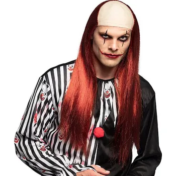 Karnevalová paruka Boland Paruka děsivého klauna s pleší