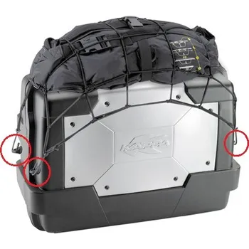 Zavazadlo na motocykl E125K Sada kroužků pro uchycení síťky ke kufru KAPPA GARDA KGR
