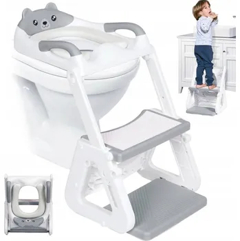 WC sedátko Nástavec na WC sedátko Bedee šedý