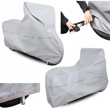 Moto oblečení Obal na motorku velikosti M 200x120 cm, plachta s přezkou, stahovací šňůrkou a UV ochranou
