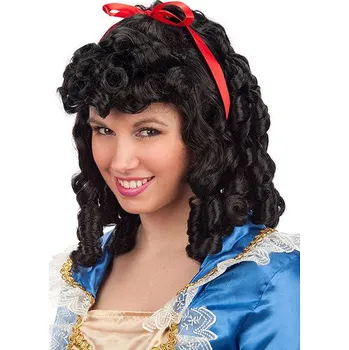 Carnival Toys Dámská historická paruka černá