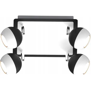 Stropní bodové svítidlo kulatý Struhm bílé, černé