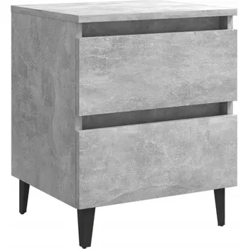 Noční stolek Noční stolek , betonu šedý, 40x35x50 cm, s deskou v interiéru