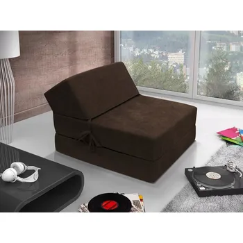 Křeslo MIRJAN24 SOFKA rozkládací křeslo Kevin pro jednu osobu Hnědé