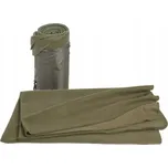 Turistická deka Mil-Tec 200x150 cm Fleecová s obalem Olive