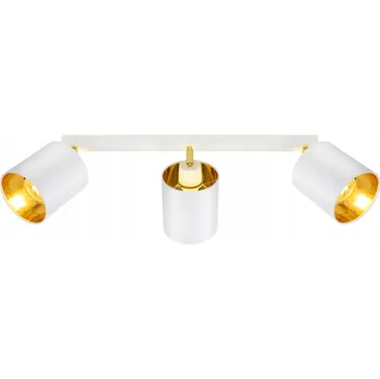 ZÁVĚSNÁ LAMPA STROPNÍ LUSTR STROPNÍ SVÍTIDLO Bílá Zlatá