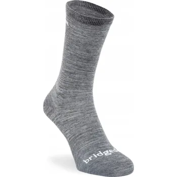 Pánské ponožky Ponožky Bridgedale Base Layer Thermal Liner Boot (2 páry) - šedá 44-47