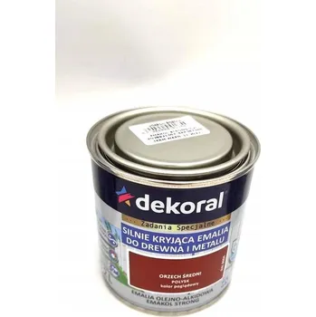 barva a nátěr na dřevo Alkylová emailová barva na dřevo Dekoral 0,2 l béžová lesklá