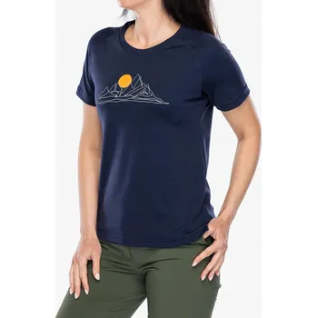Dámské merino tričko Sensor Merino Blend Moon SS Tee - tmavě modrá L