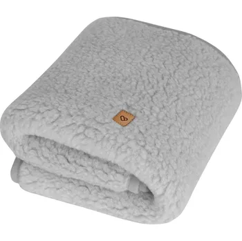 Příslušenství pro přepravu dětí Vlněná deka pro miminko Zaffiro Grey 75×100 cm – přírodní ovčí vlna, hřejivá a měkká
