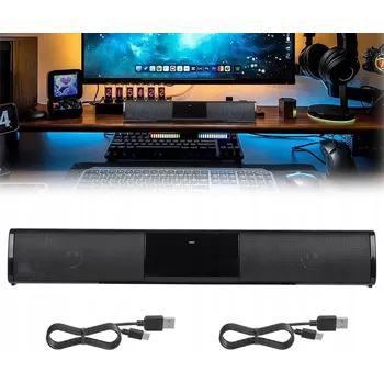 VÝKONNÝ SOUNDBAR BLUETOOTH 5.0 REPRODUKTOR USB k TV, soundbar k televizi