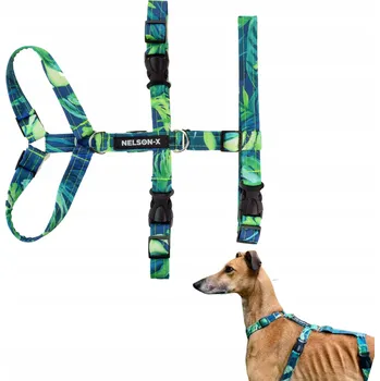 Postroj pro psa POSTROJ PRO PSA PROTI ÚTĚKU GUARD SE 3 PŘEZKAMI NELSON-X WIKI VELIKOST L