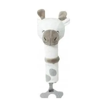 Zvuková Hračka žirafa 17cm Dárek pro miminka senzorická hračka