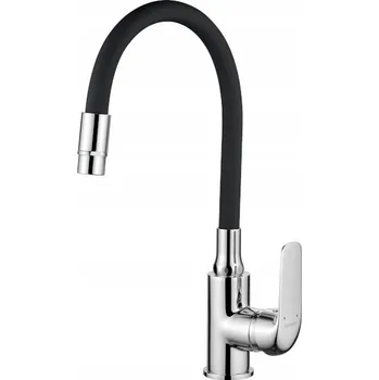 Vodovodní baterie Stojánková kuchyňská baterie Kuchinox ELZA černá, stříbrná