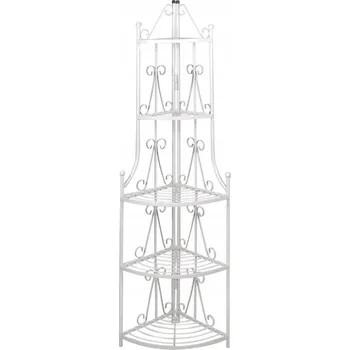 Stojan na květiny Stojan na rostliny, květináč, bílý