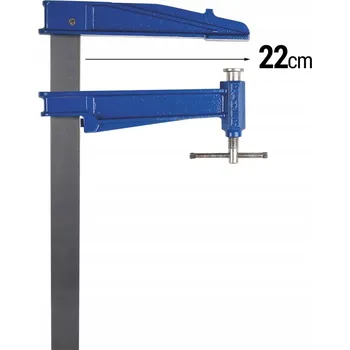 Truhlářská svěrka PIHER Blueline S Šroubová svěrka 100 cm / Síla 700 Kg