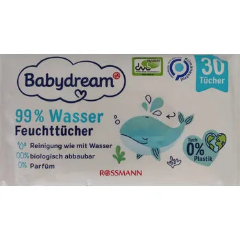 Vlhčený ubrousek Babydream water vlhčené ubrousky 1 x 30 ks