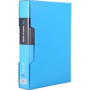 Prezentační album A4 modré, 80 kapes RIO DELI