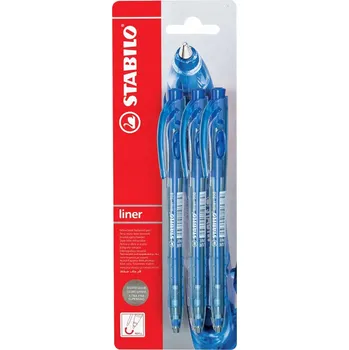 Kuličkové pero Stabilo modré