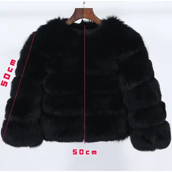 Dámská parka Best Fashion Dámská bunda s kombinací liščí a mývalí kožešiny Velikost: M, Barva (Varianta): Černá