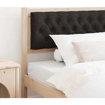 vidaXL Čelo postele Jiný Hnědo-černá 100 cm Masivní borovicové dřevo