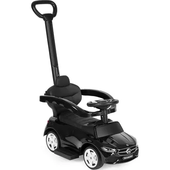 Dětské vozidlo Interaktivní dětské odrážedlo 3v1 Mercedes C CLASS černé