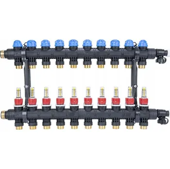 rozdělovač topení AFRISO ROZDĚLOVAČ EF1 K 10 TOPENÍM OKRUHŮ G1"