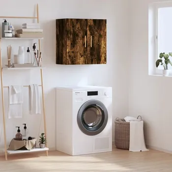 Komoda Závěsná skříňka, kouřový dub, 60x31x60 cm