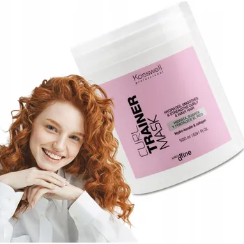 Vlasová regenerace Maska na vlnité vlasy Kosswell Professional Curl Trainer 500 ml