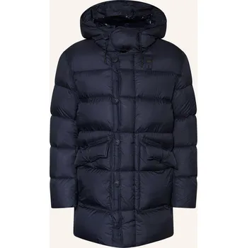 Pánský zimní kabát Blauer Pánský Peříčkový Kabát Basto, tmavě modrá, 56