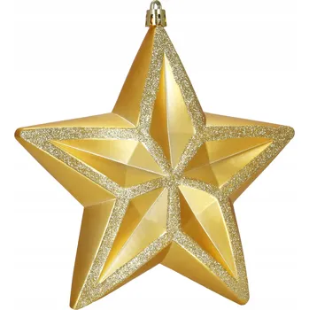 Vánoční dekorace Zdobená Vánoční Koule , tvarované Vánoční Baňky , sady hvězd 16 cm 1 ks