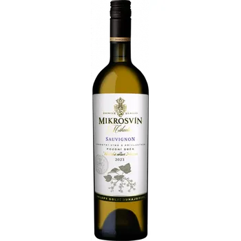 Mikrosvín Sauvignon 2023 pozdní sběr Flower Line suché 0,75 l