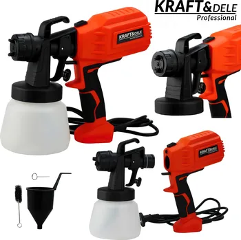 Stříkací pistole ELEKTRICKÁ STŘÍKACÍ PISTOLE NA MALOVÁNÍ 650W, NÁDRŽ 1000ML