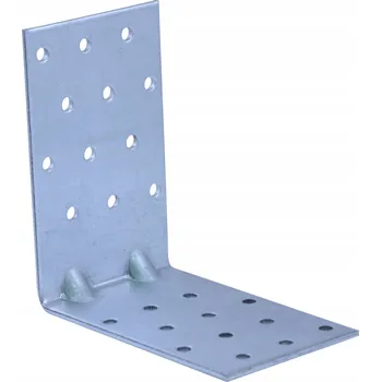 Tesařské kování Úhelník s prolisem, spojka 100x100x60 mm