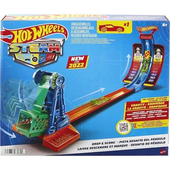 autíčko HOT WHEELS SADA DRÁH RAKETOMET S BODOVÁNÍM + autíčko