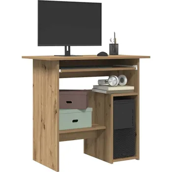 Psací stůl Obdélníkový psací stůl VidaXL 80 x 45 x 74 cm, odstíny hnědé